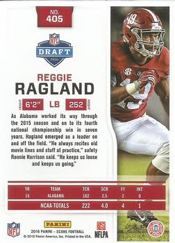 2016 Score #405 Reggie Ragland Back