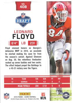 2016 Score #408 Leonard Floyd Back
