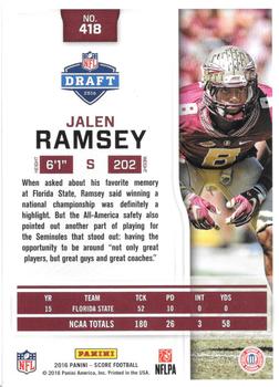 2016 Score #418 Jalen Ramsey Back