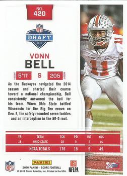 2016 Score #420 Vonn Bell Back