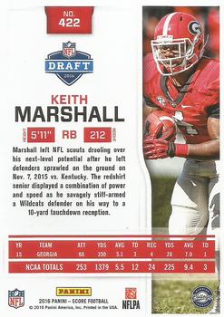 2016 Score #422 Keith Marshall Back