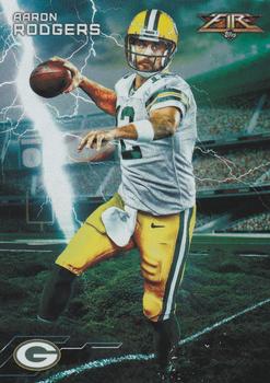 2015 Topps Fire - Forces of Nature #FON-AR Aaron Rodgers Front