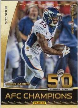 2016 Panini Super Bowl 50 #3 Chris Harris Front