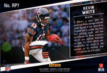 2015 Panini Rookies & Stars - Progression Red #RP7 Kevin White Back