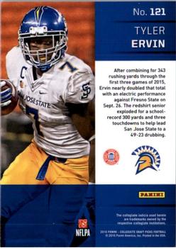 2016 Panini Prizm Collegiate Draft Picks #121 Tyler Ervin Back