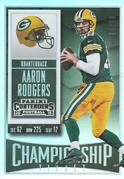 2015 Panini Contenders - Championship Ticket #66 Aaron Rodgers Front