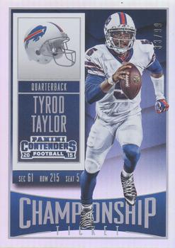 2015 Panini Contenders - Championship Ticket #75 Tyrod Taylor Front