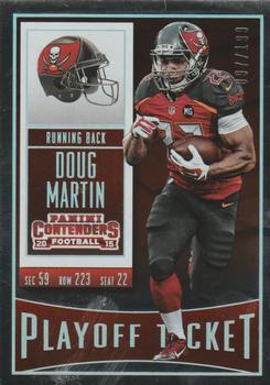 2015 Panini Contenders - Playoff Ticket #46 Doug Martin Front