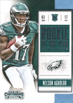 2015 Panini Contenders - Rookie of the Year Contenders #ROY9 Nelson Agholor Front