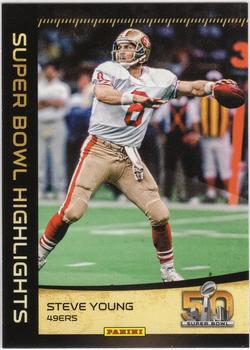 2016 Panini Super Bowl Highlights #12 Steve Young Front