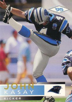 1995 SkyBox Carolina Panthers #1 John Kasay Front