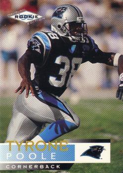 1995 SkyBox Carolina Panthers #8 Tyrone Poole Front