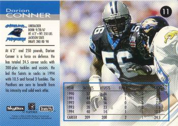 1995 SkyBox Carolina Panthers #11 Darion Conner Back