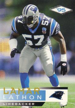 1995 SkyBox Carolina Panthers #12 Lamar Lathon Front