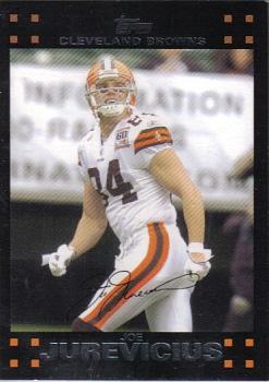 2007 Topps Cleveland Browns #4 Joe Jurevicius Front