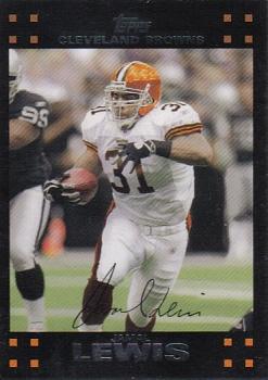 2007 Topps Cleveland Browns #7 Jamal Lewis Front