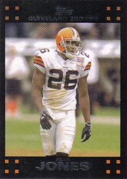 2007 Topps Cleveland Browns #8 Sean Jones Front