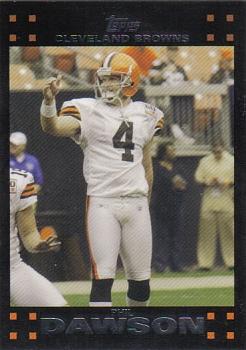 2007 Topps Cleveland Browns #9 Phil Dawson Front