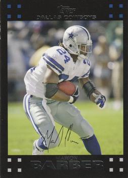 2007 Topps Dallas Cowboys #1 Marion Barber Front