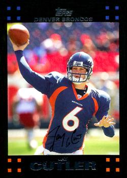 2007 Topps Denver Broncos #1 Jay Cutler Front