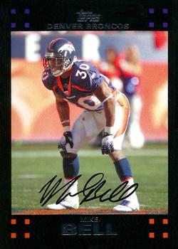 2007 Topps Denver Broncos #4 Mike Bell Front