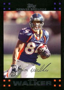 2007 Topps Denver Broncos #8 Javon Walker Front