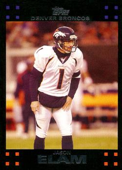 2007 Topps Denver Broncos #10 Jason Elam Front