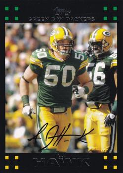 2007 Topps Green Bay Packers #3 A.J. Hawk Front