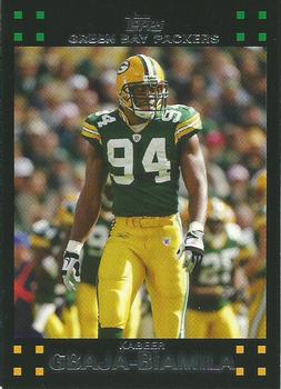 2007 Topps Green Bay Packers #11 Kabeer Gbaja-Biamila Front