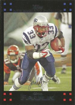 2007 Topps New England Patriots #3 Kevin Faulk Front