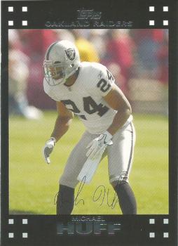 2007 Topps Oakland Raiders #4 Michael Huff Front