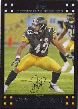 2007 Topps Pittsburgh Steelers #6 Troy Polamalu Front