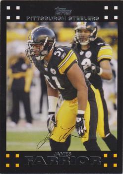 2007 Topps Pittsburgh Steelers #8 James Farrior Front