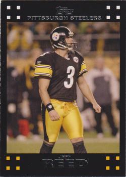 2007 Topps Pittsburgh Steelers #9 Jeff Reed Front
