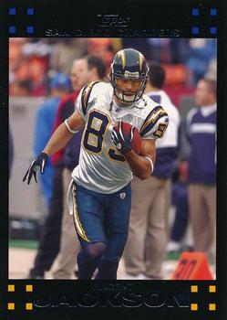 2007 Topps San Diego Chargers #6 Vincent Jackson Front