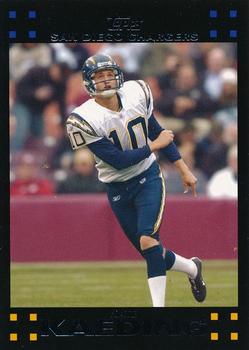 2007 Topps San Diego Chargers #10 Nate Kaeding Front