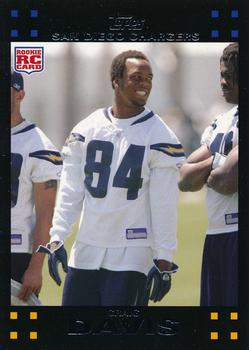 2007 Topps San Diego Chargers #11 Craig Davis Front