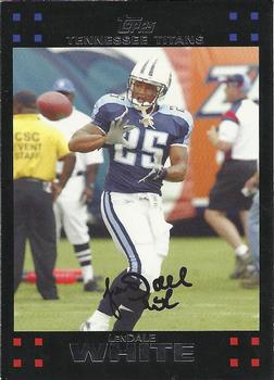 2007 Topps Tennessee Titans #1 LenDale White Front