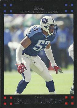 2007 Topps Tennessee Titans #8 Keith Bulluck Front