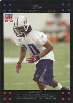 2007 Topps Tennessee Titans #5 Michael Griffin Front