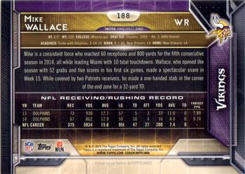 2015 Topps - 60th Anniversary #188 Mike Wallace Back