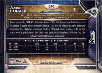 2015 Topps - 60th Anniversary #201 Aaron Donald Back