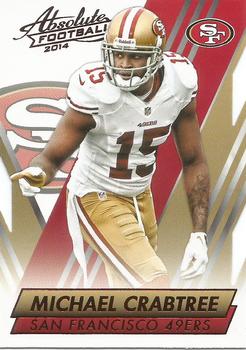2014 Panini Absolute - Retail Red #10 Michael Crabtree Front
