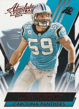2014 Panini Absolute - Retail Red #28 Luke Kuechly Front