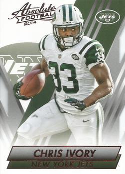 2014 Panini Absolute - Retail Red #39 Chris Ivory Front