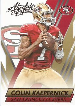 2014 Panini Absolute - Retail Red #49 Colin Kaepernick Front