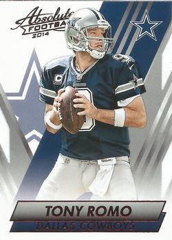 2014 Panini Absolute - Retail Red #54 Tony Romo Front
