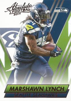 2014 Panini Absolute - Retail Red #58 Marshawn Lynch Front