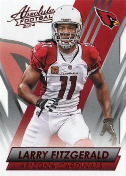 2014 Panini Absolute - Retail Red #96 Larry Fitzgerald Front