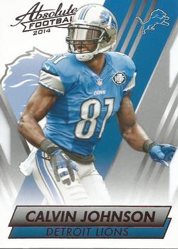 2014 Panini Absolute - Retail Red #97 Calvin Johnson Front